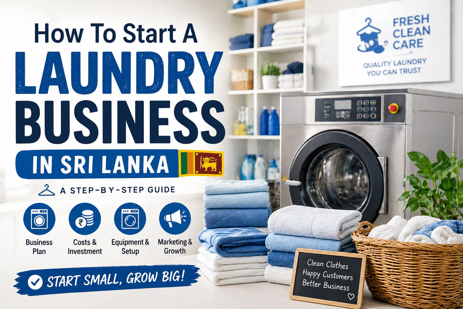 How To Start A Laundry Business In Sri Lanka